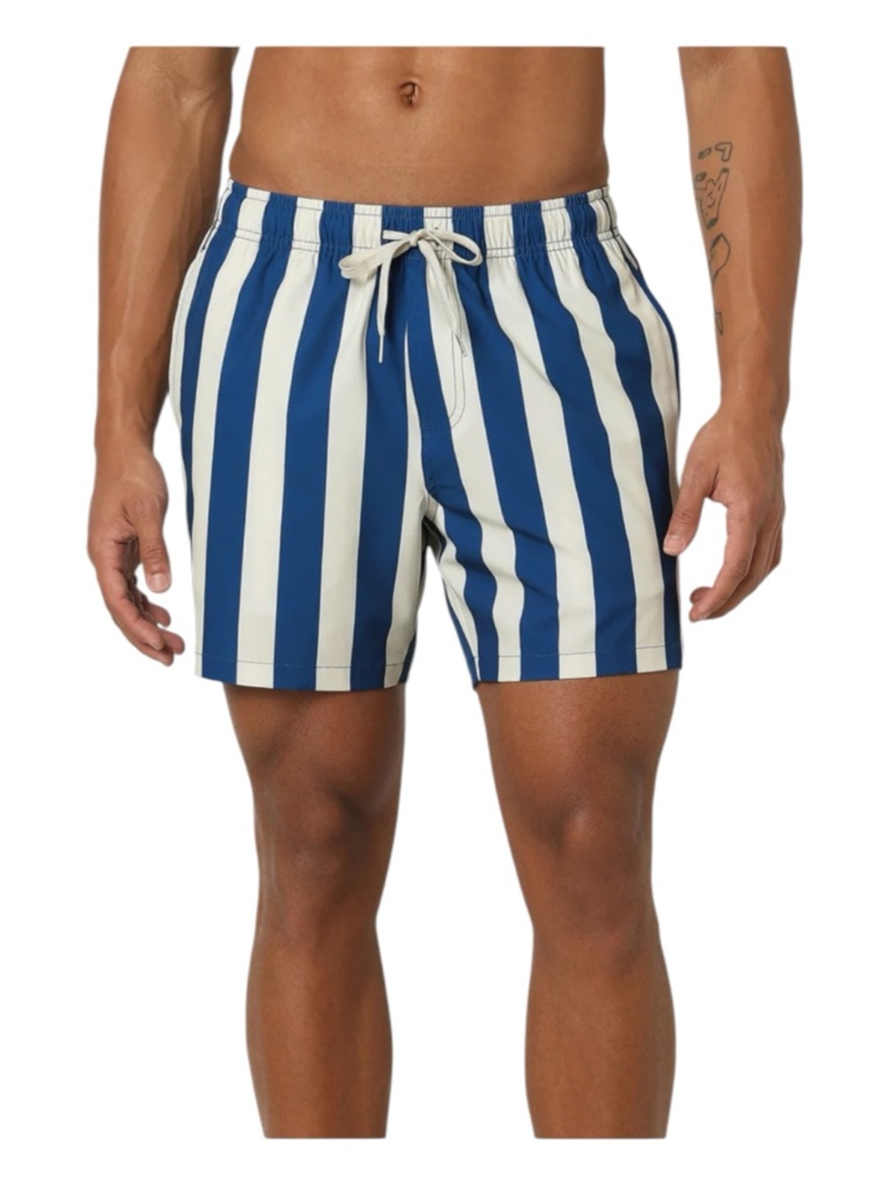 Bearbottom Stretch Swim Trunks Nantucket Stripe pattern New with Tags